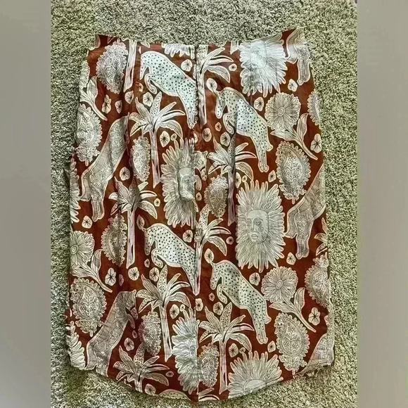 Fashion To Figure Blythe Faux Wrap Printed Skirt size 2 - Picture 10 of 10